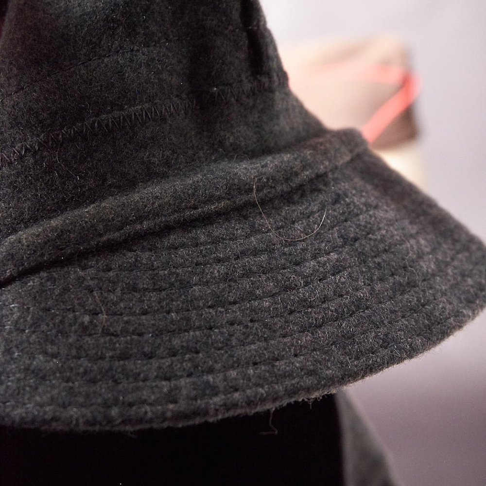 Vintage Post WWII Swiss Garrison Wool Cap Hat